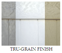vinyl fence tru grain finish